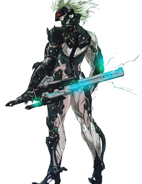 metal gear rising revengeance box art|raiden metal gear concept art.